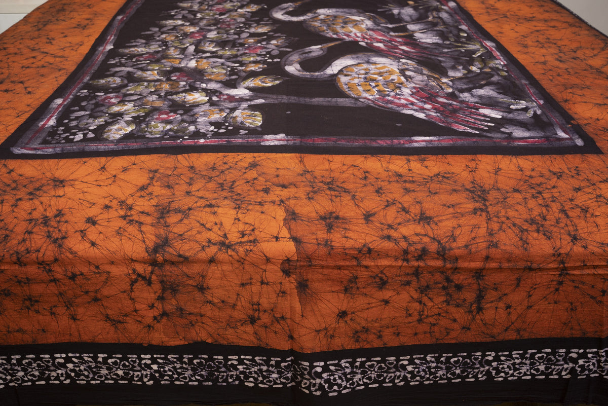 Cotton Handwork Batik Bedsheet (Double)