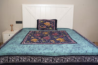 Cotton Handwork Batik Bedsheet (Double)