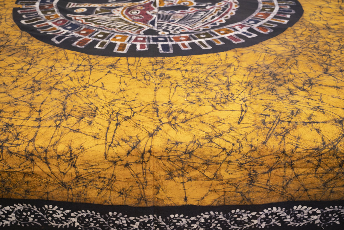 Cotton Handwork Batik Bedsheet (Double)