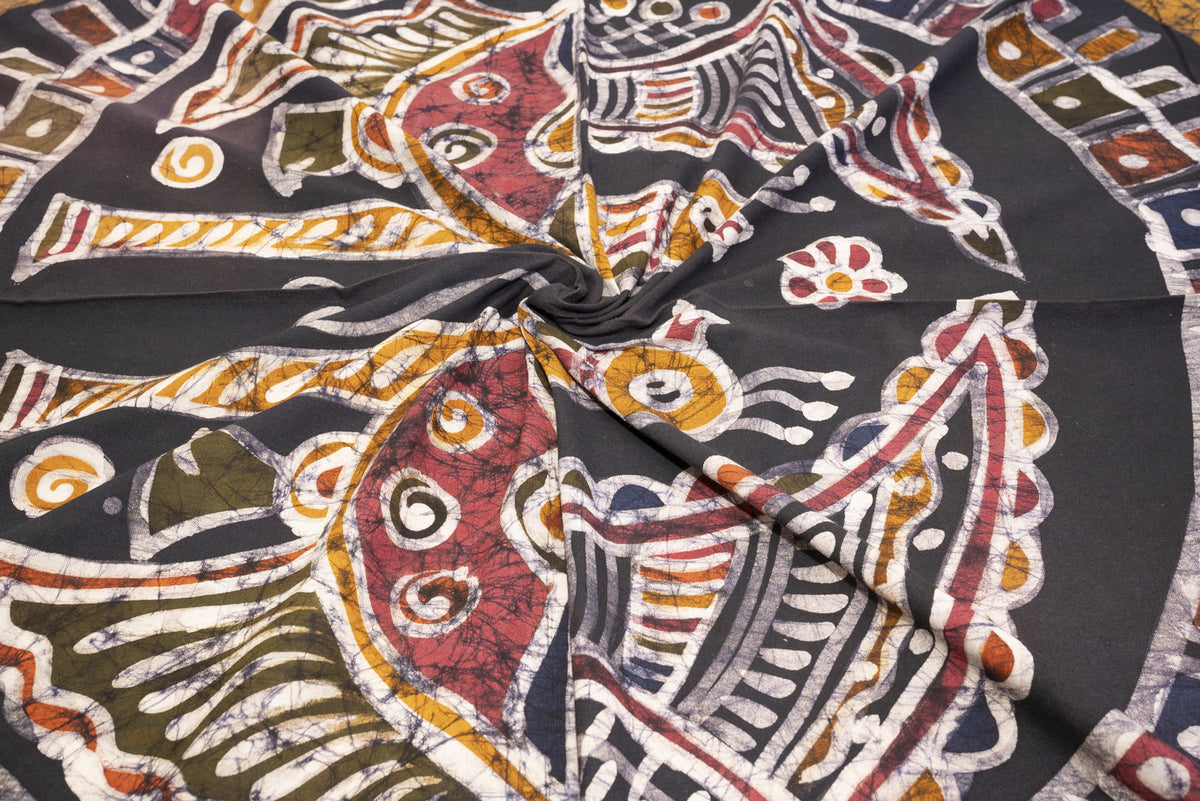 Cotton Handwork Batik Bedsheet (Double)
