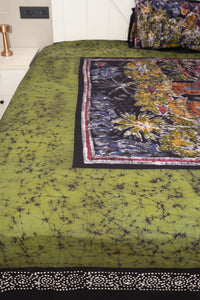 Cotton Handwork Batik Bedsheet (Double)