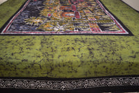Cotton Handwork Batik Bedsheet (Double)