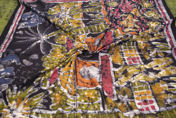 Cotton Handwork Batik Bedsheet (Double)