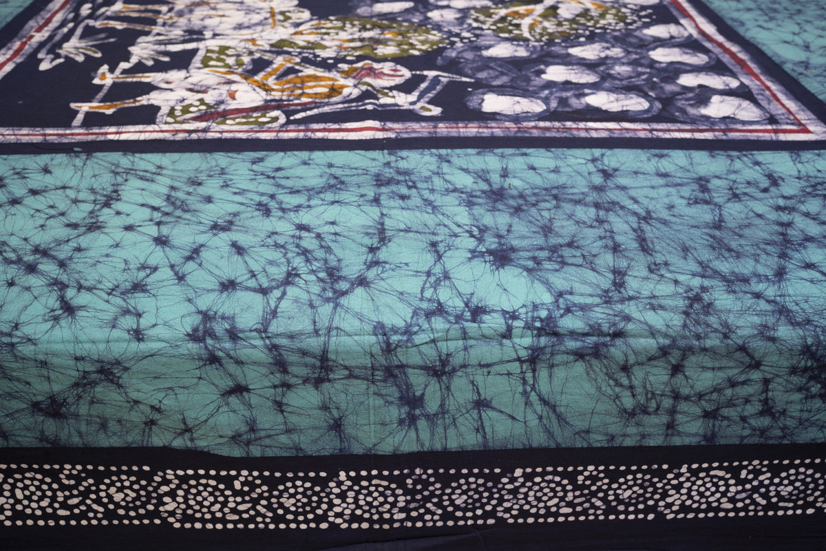 Cotton Handwork Batik Bedsheet (Double)