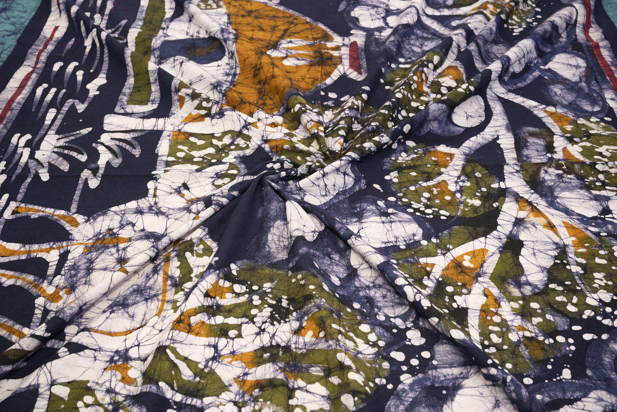 Cotton Handwork Batik Bedsheet (Double)