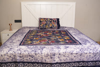 Cotton Handwork Batik Bedsheet (Double)