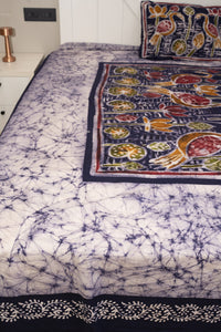 Cotton Handwork Batik Bedsheet (Double)