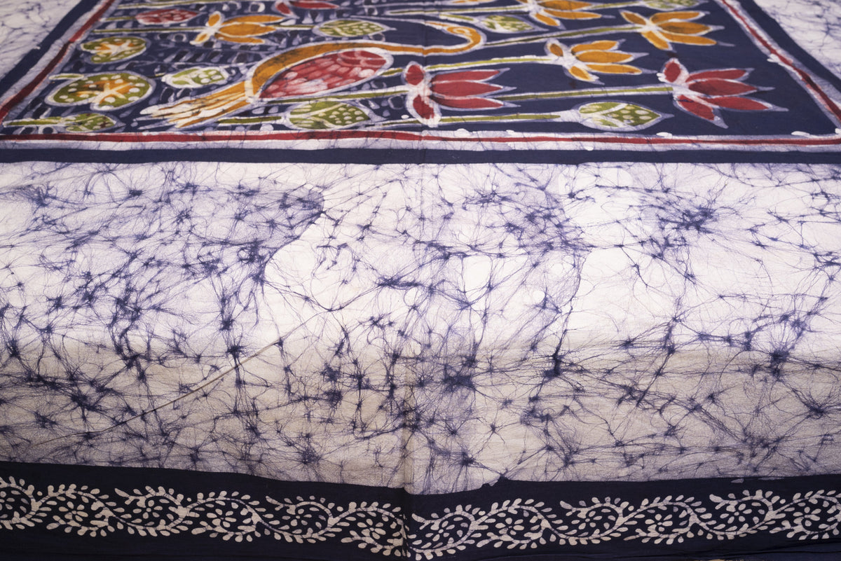 Cotton Handwork Batik Bedsheet (Double)