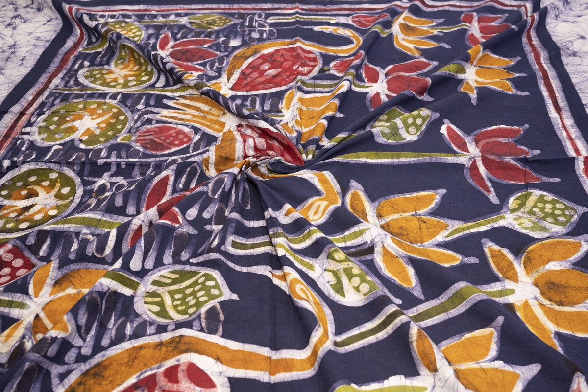 Cotton Handwork Batik Bedsheet (Double)