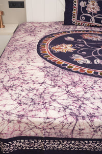Cotton Handwork Batik Bedsheet (Double)