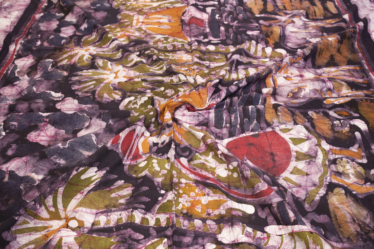 Cotton Handwork Batik Bedsheet (Double)