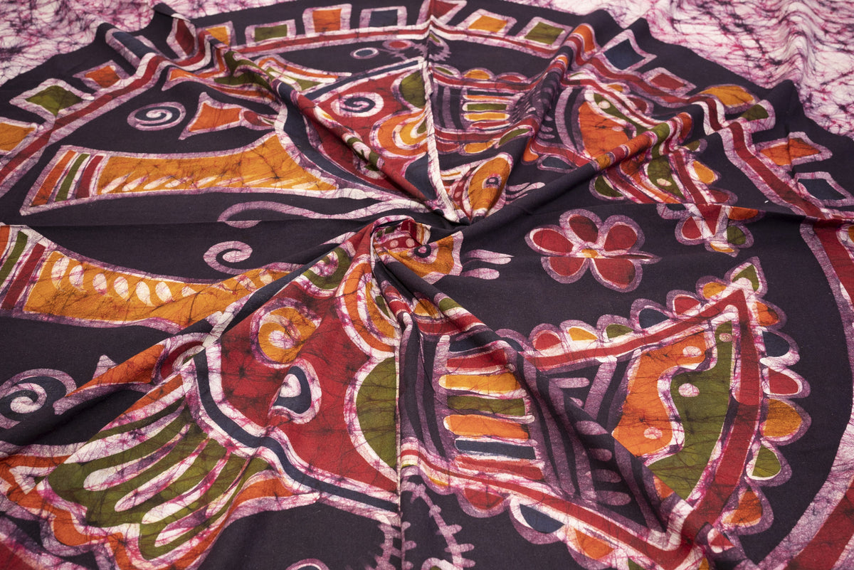 Cotton Handwork Batik Bedsheet (Double)