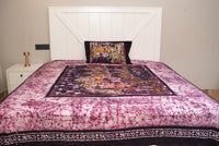 Cotton Handwork Batik Bedsheet (Double)