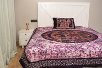 Cotton Handwork Batik Bedsheet (Double)