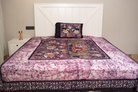 Cotton Handwork Batik Bedsheet (Double)