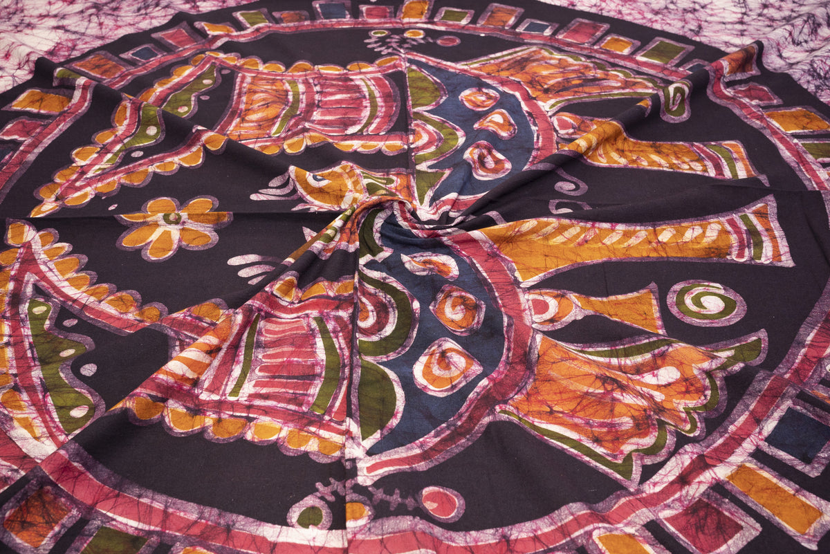 Cotton Handwork Batik Bedsheet (Double)