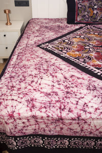 Cotton Handwork Batik Bedsheet (Double)