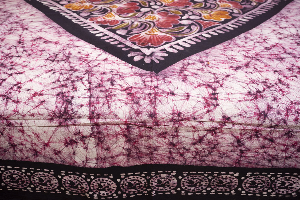 Cotton Handwork Batik Bedsheet (Double)