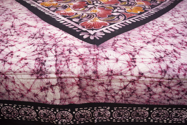 Cotton Handwork Batik Bedsheet (Double)