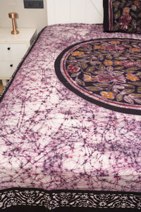 Cotton Handwork Batik Bedsheet (Double)