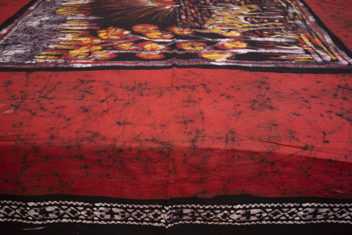 Cotton Handwork Batik Bedsheet (Double)