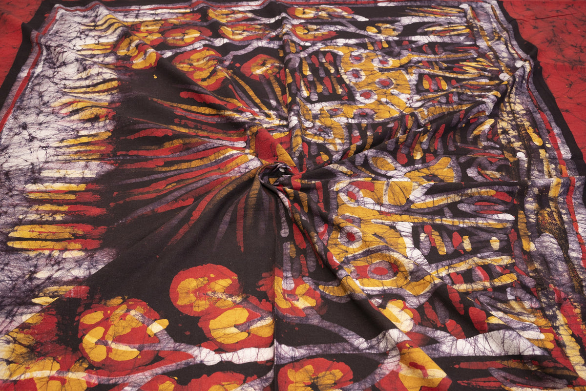 Cotton Handwork Batik Bedsheet (Double)