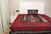Cotton Handwork Batik Bedsheet (Double)