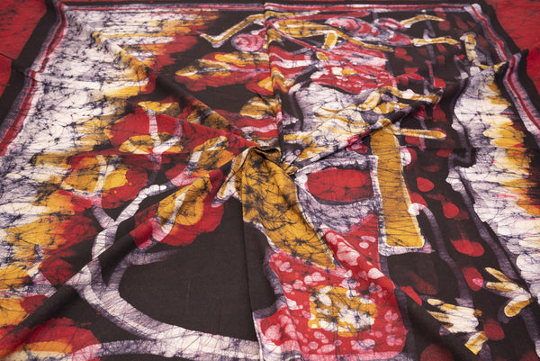 Cotton Handwork Batik Bedsheet (Double)