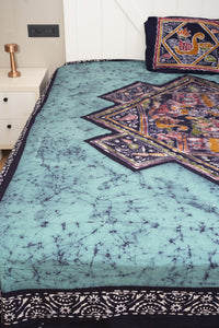 Cotton Handwork Batik Bedsheet (Double)