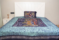 Cotton Handwork Batik Bedsheet (Double)