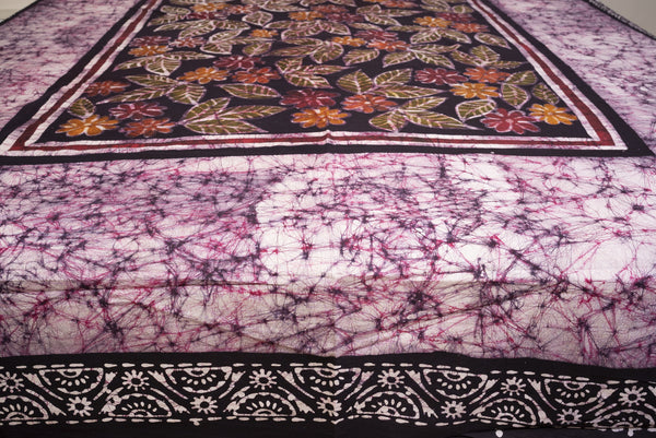 Cotton Handwork Batik Bedsheet (Double)
