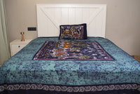 Cotton Handwork Batik Bedsheet (Double)