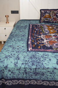 Cotton Handwork Batik Bedsheet (Double)