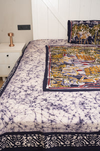 Cotton Handwork Batik Bedsheet (Double)