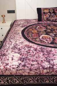 Cotton Handwork Batik Bedsheet (Double)
