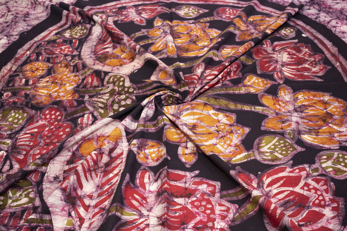 Cotton Handwork Batik Bedsheet (Double)