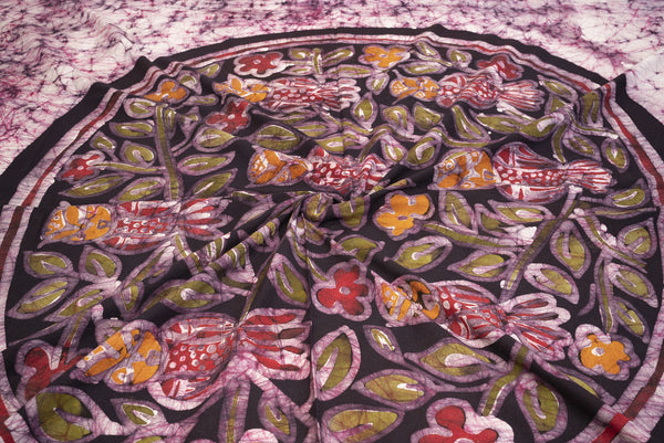Cotton Handwork Batik Bedsheet (Double)