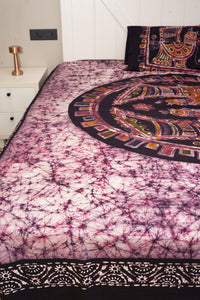 Cotton Handwork Batik Bedsheet (Double)