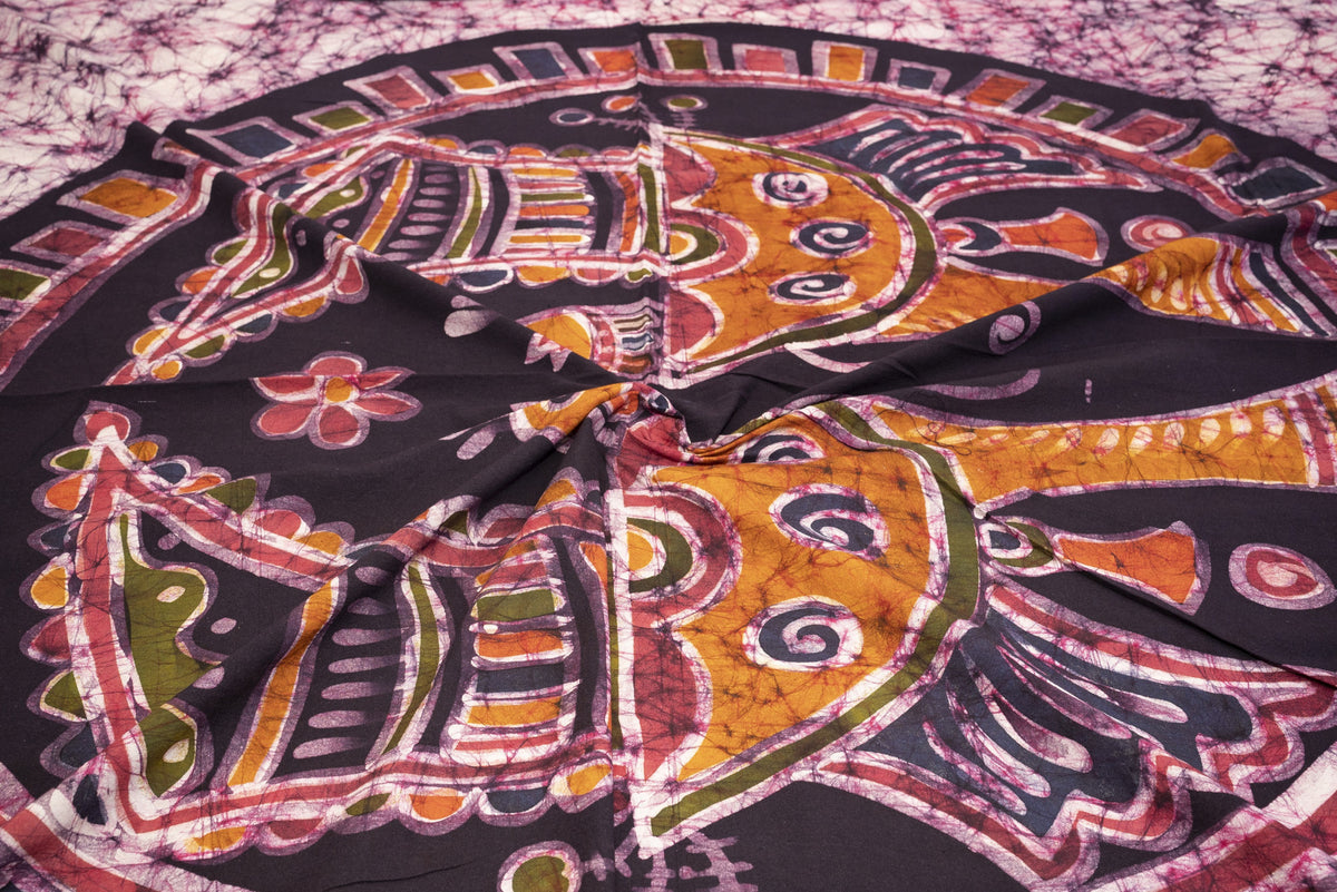Cotton Handwork Batik Bedsheet (Double)