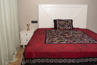 Cotton Handwork Batik Bedsheet (Double)