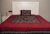 Cotton Handwork Batik Bedsheet (Double)