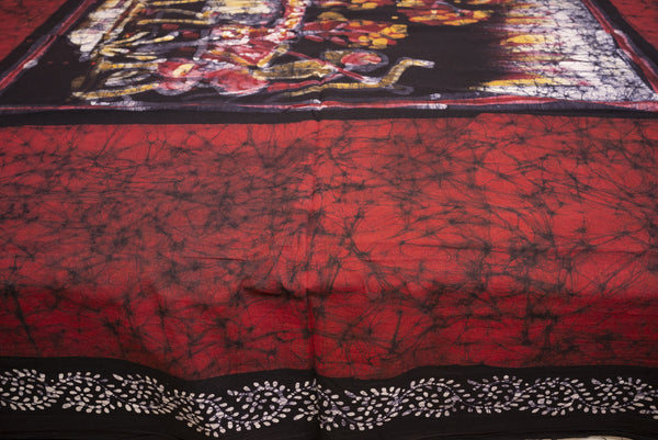 Cotton Handwork Batik Bedsheet (Double)