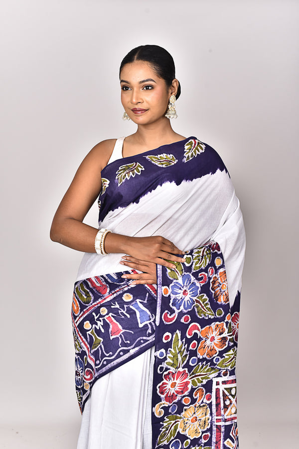 COTTON HANDBATIK SAREE