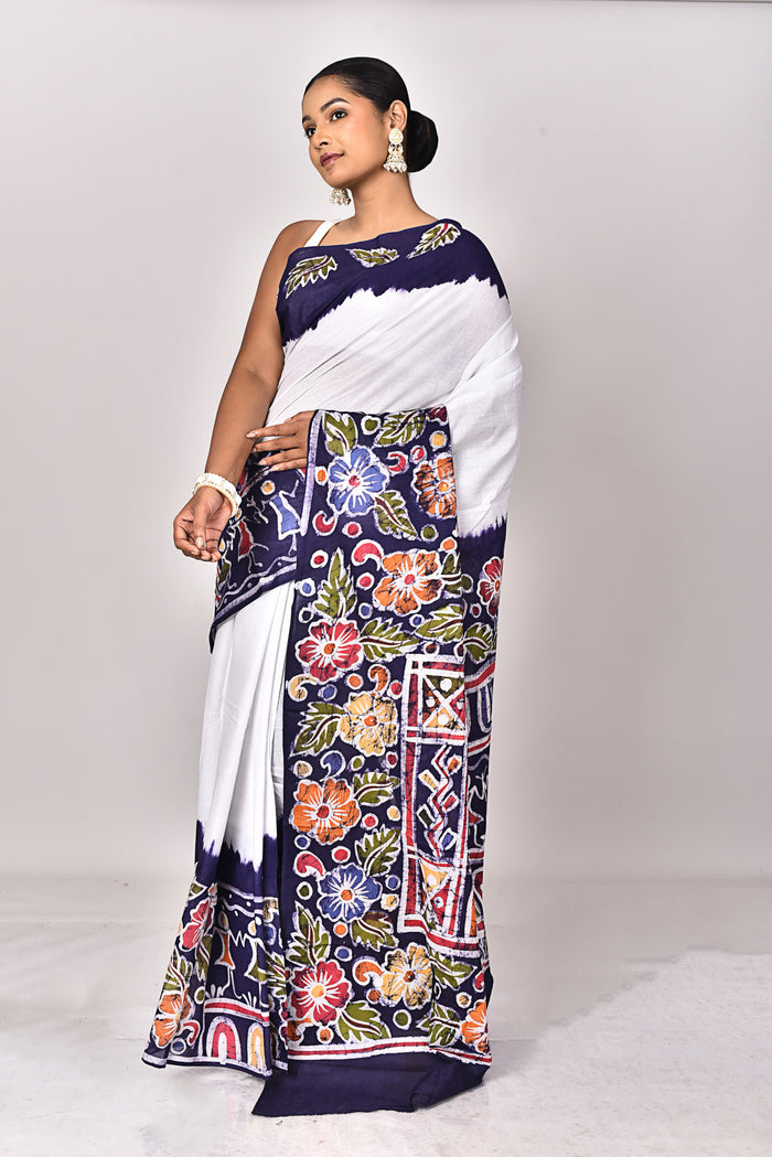 COTTON HANDBATIK SAREE