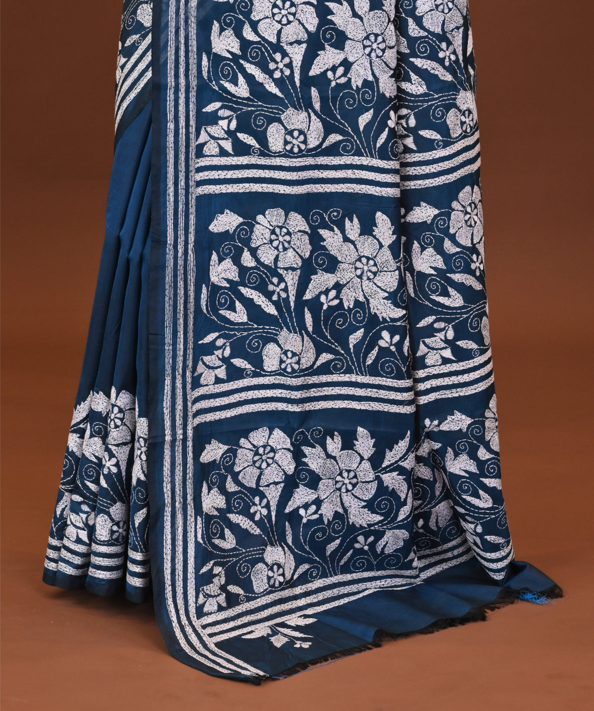 Blended Silk Kantha Saree