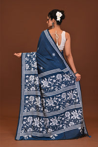 Blended Silk Kantha Saree