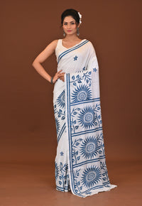 Blended Silk Kantha Saree