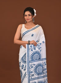 Blended Silk Kantha Saree