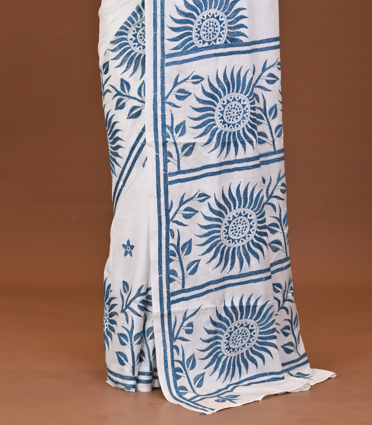 Blended Silk Kantha Saree