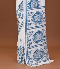 Blended Silk Kantha Saree